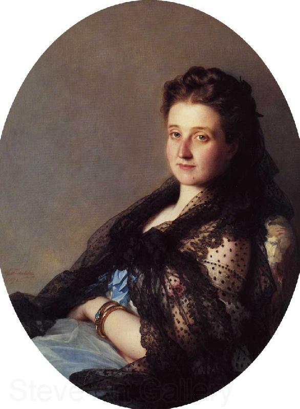 Franz Xaver Winterhalter Unidentified Lady Germany oil painting art